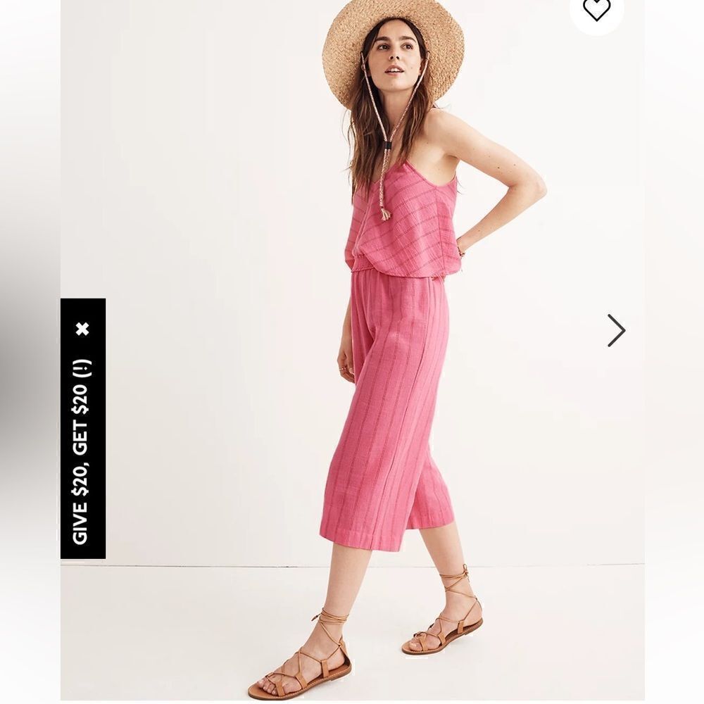 Madewell Striped Bondi Cover-Up Pants